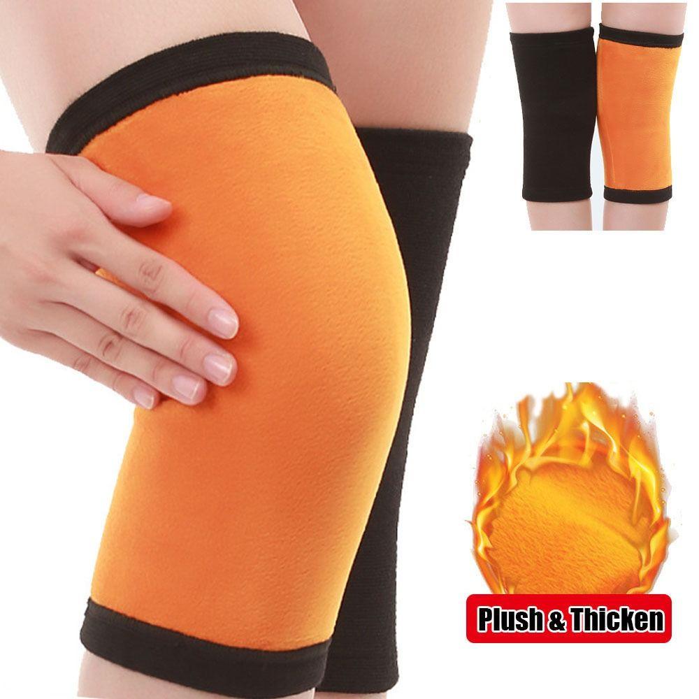 Đệm Nhung Bảo Vệ Đầu Gối Giữ Ấm Chống Đau Khớp Khi Chơi Thể Thao Mùa Đông