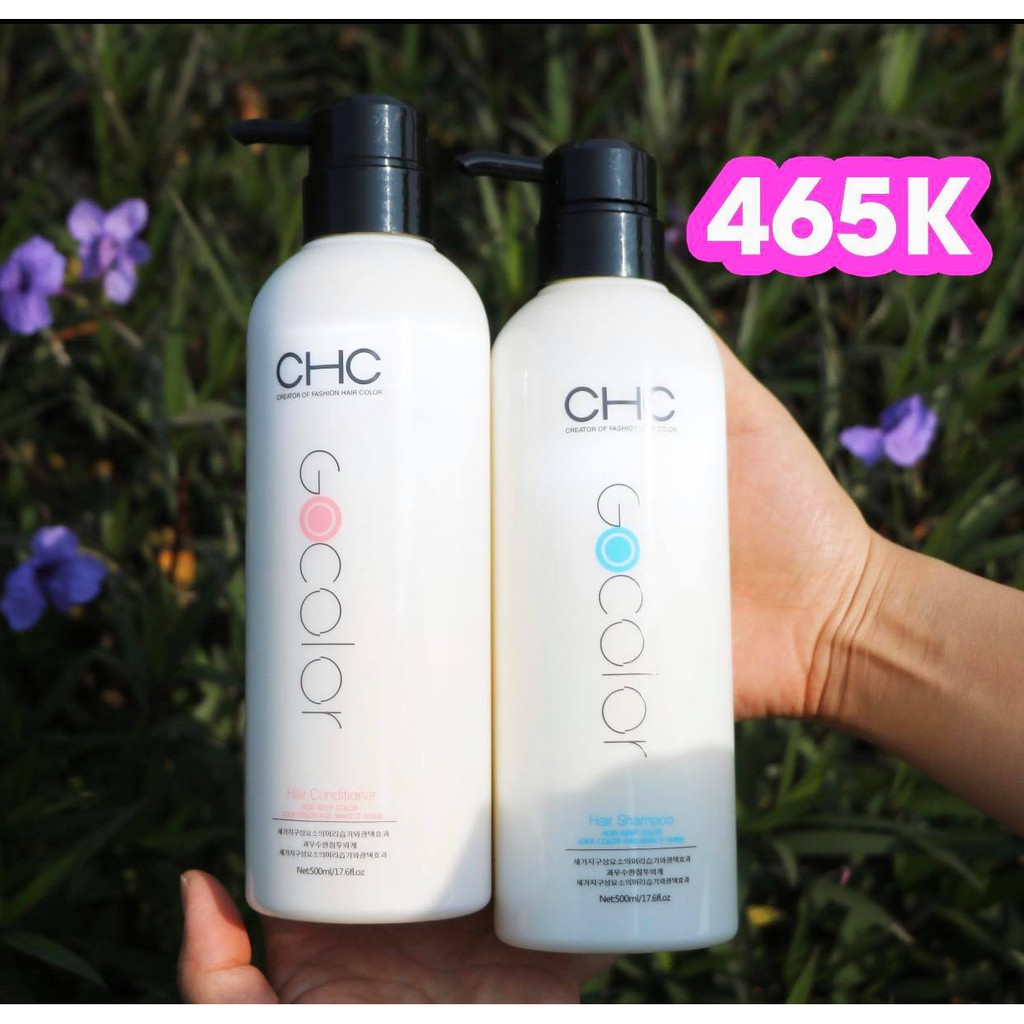 CHC Korea - gội xả kiềm dầu tăng phồng mềm mượt