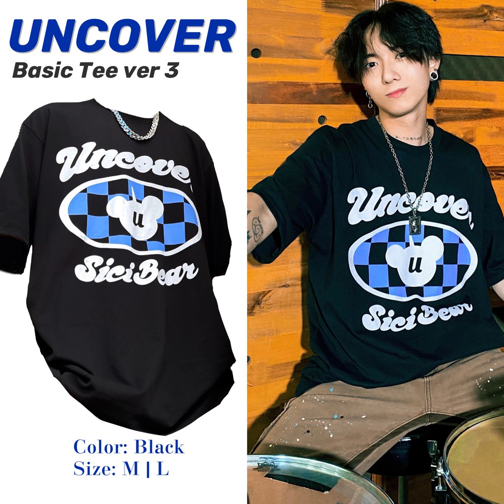 Áo Tee Logo Checkerboard ĐEN