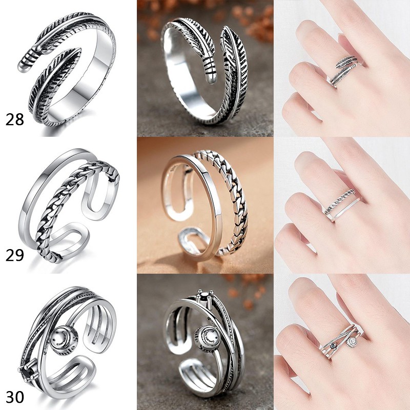 Nhẫn bạc 925 Thái Lan 50 thiết kế kiểu dáng sang trọng S1