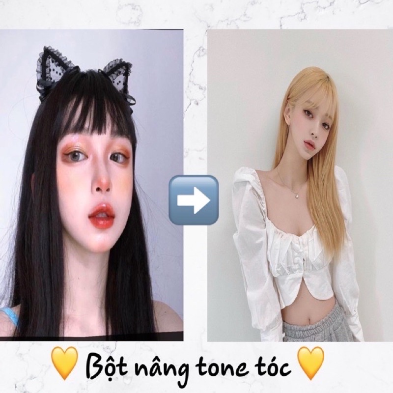 Bột nâng tone tóc DIVA của Đức - lên tone sáng - chống xót da - tránh gãy rụng tóc | FB Thuốc Nhuộm Tóc