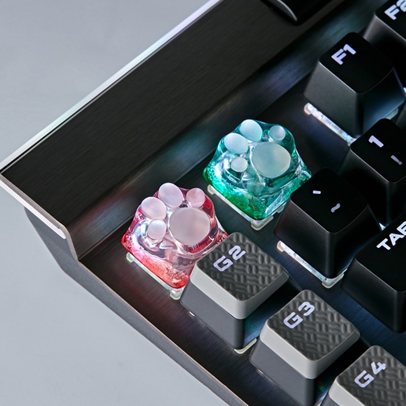 Nút Bàn Phím Cơ 3d Hình Dấu Chân Mèo Cho Cherry Mx