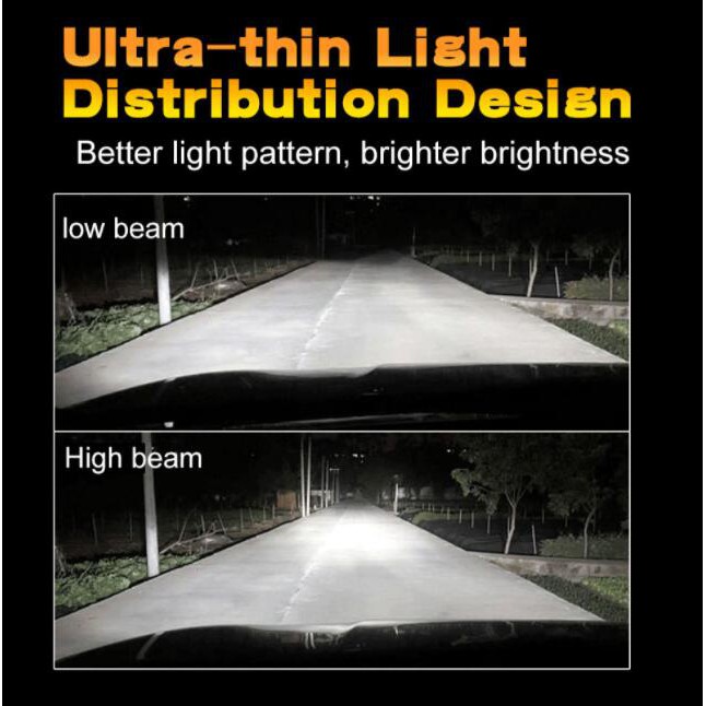 Set đèn pha LYMOYO H4 LED H7 COB H1 H8 H11 H3 9005 9006 H9 9012 48W nhiệt độ màu 6000K 12V cho xe hơi
