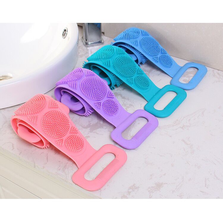 Dây chà kỳ cọ masssage gãi ngứa làm sạch da chết ở lưng đa năng hai mặt silicon cao cấp dieuphan
