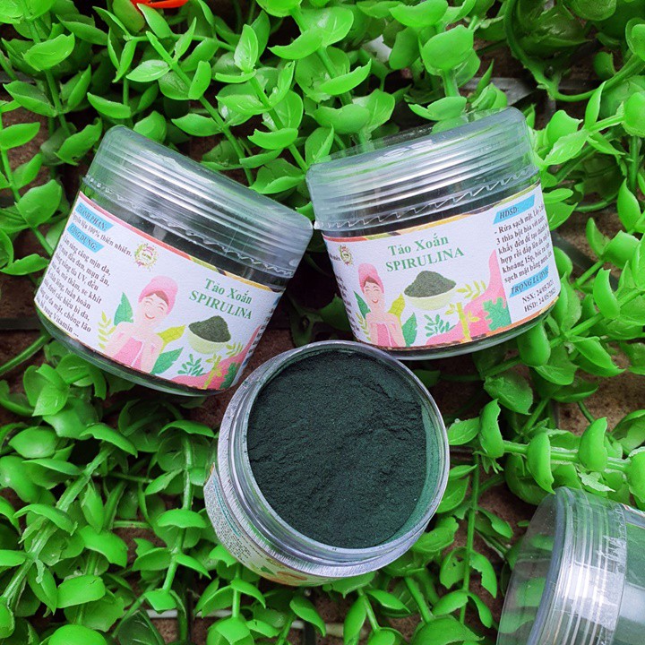 [Sỉ-Rẻ] Bột tảo xoắn Nhật Bản SPIRULINA Ling 100% nguyên chất 35g [Lẻ-Sỉ]