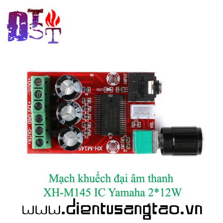 Mạch khuếch đại âm thanh  XH-M145 IC Yamaha 2*12W