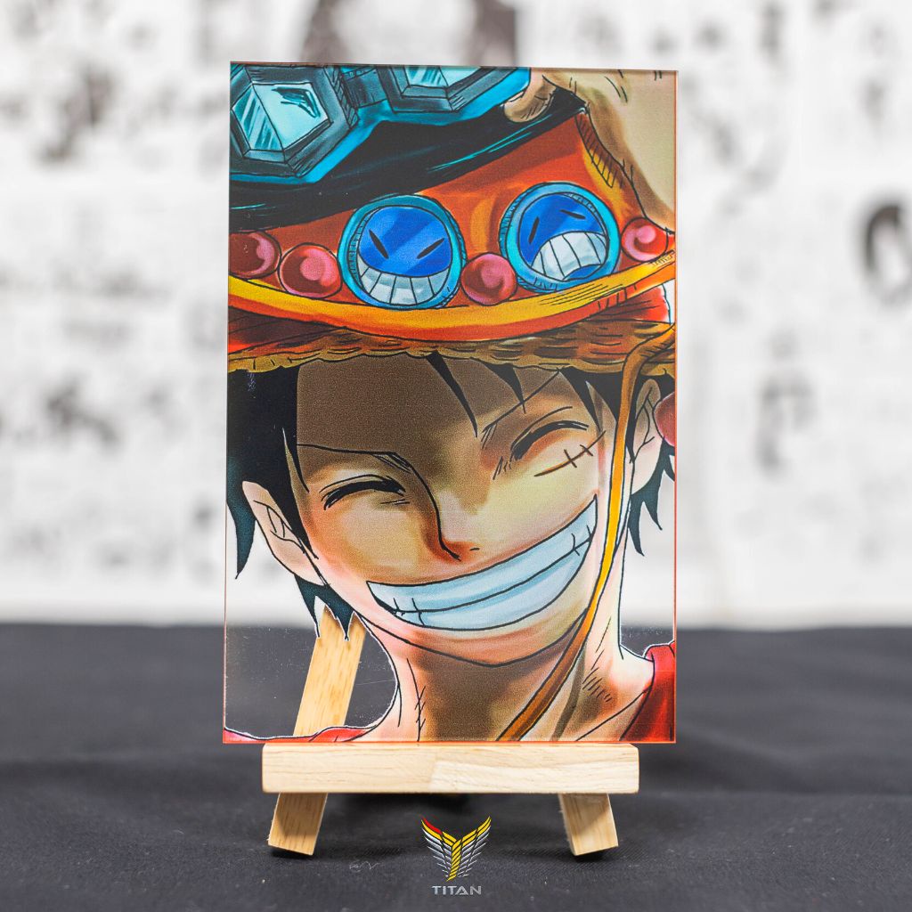 Tranh kính anime chủ đề Anime Hip hop style,Onepiece, Dragon Ball, Naruto trang trí góc học tập, decor bàn làm việc