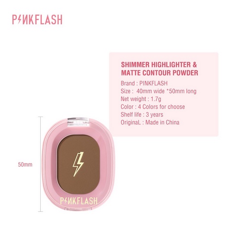 Pinkflash (Hàng Mới Về) Phấn Bắt Sáng Tạo Khối Trang Điểm Tự Nhiên Mềm Mịn | BigBuy360 - bigbuy360.vn