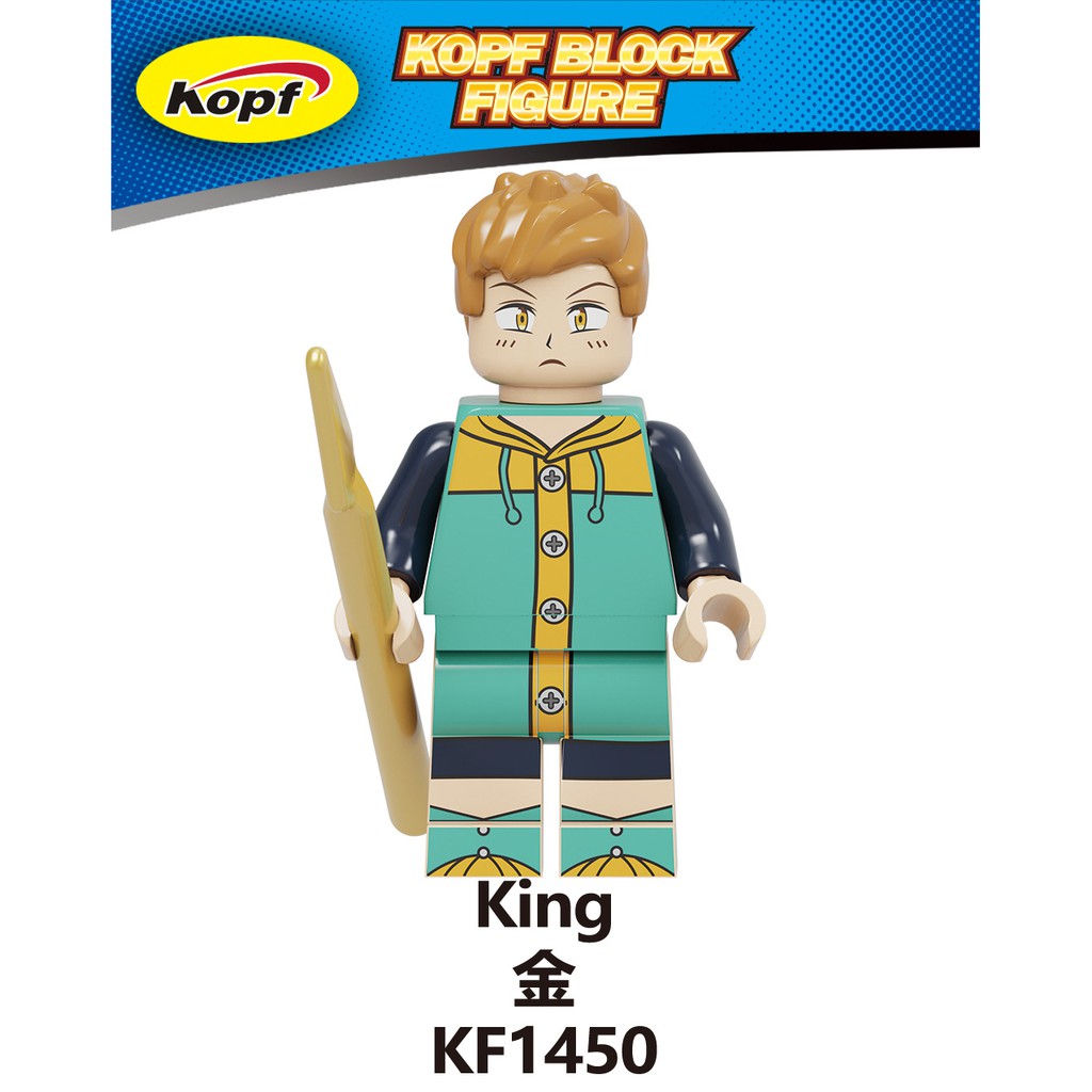 Xếp Hình Minifigures Các Nhân Vật The Seven Deadly Sins - Đồ Chơi Lắp Ráp non-lego Logo KF6129 [C9]