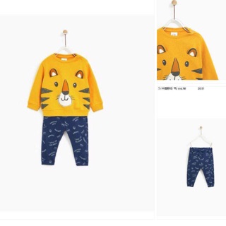 Bộ nỉ hổ 3D zara xuất xịn