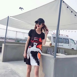 Váy xuông 3D nhiều hình