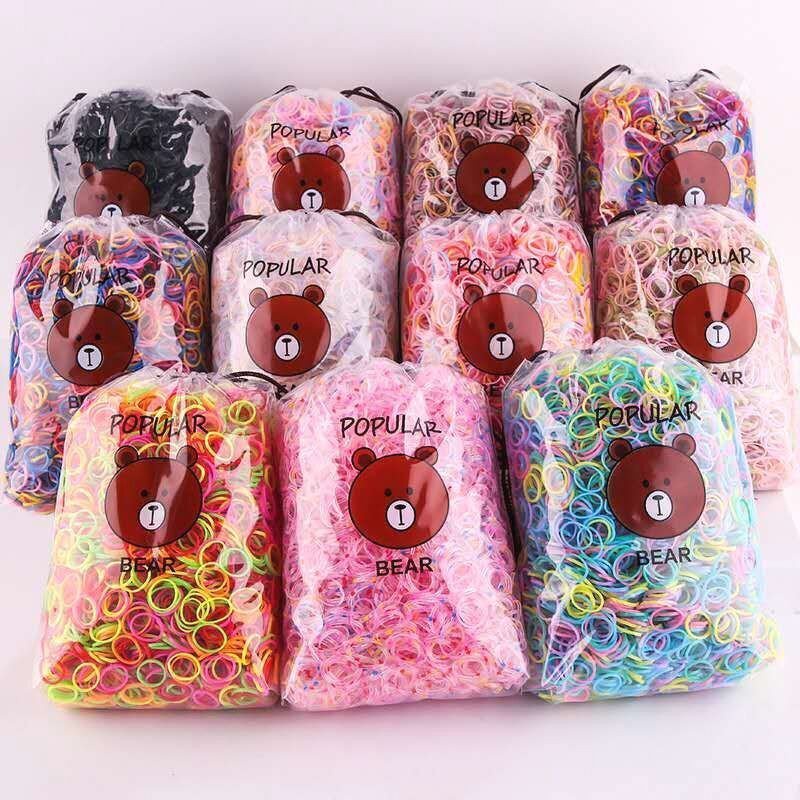 Set 4000 Thun Cột Tóc Cho Bé