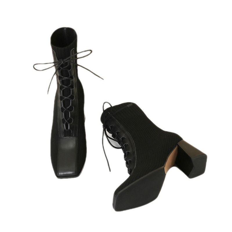 Giày bốt cao gót IELGY thời trang trẻ trung cá tính cho nữ