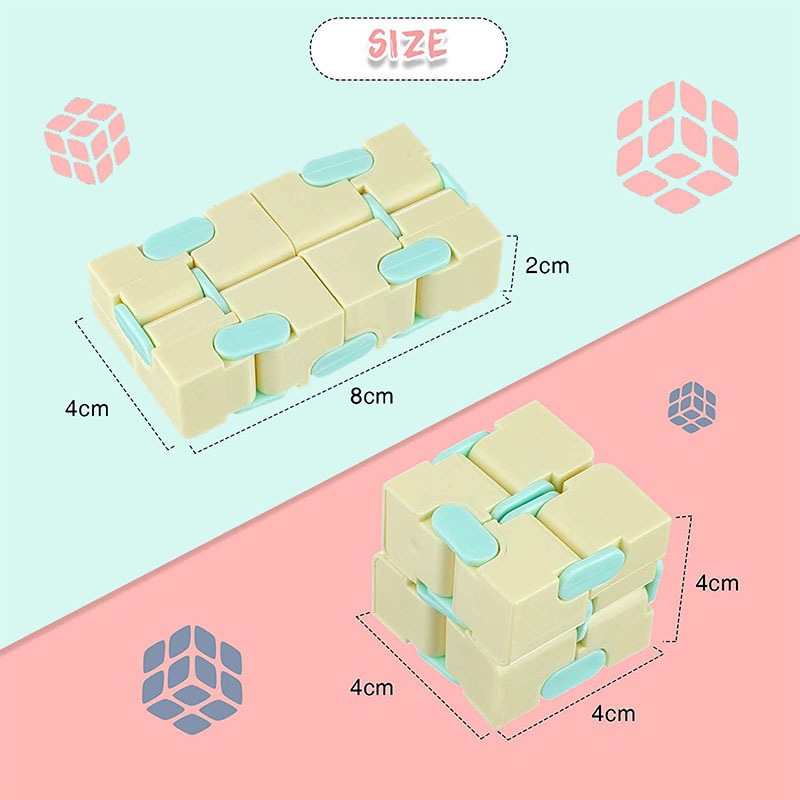 Đồ Chơi Khối Lập Phương Vô Cực Infinity Cube - Đồ Chơi Giải Toả Căng Thẳng hiệu quả cho mọi lứa tuổi