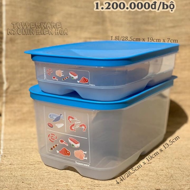 Tupperware - BỘ HỘP TRỮ MÁT COOLMATE (2 HỘP)