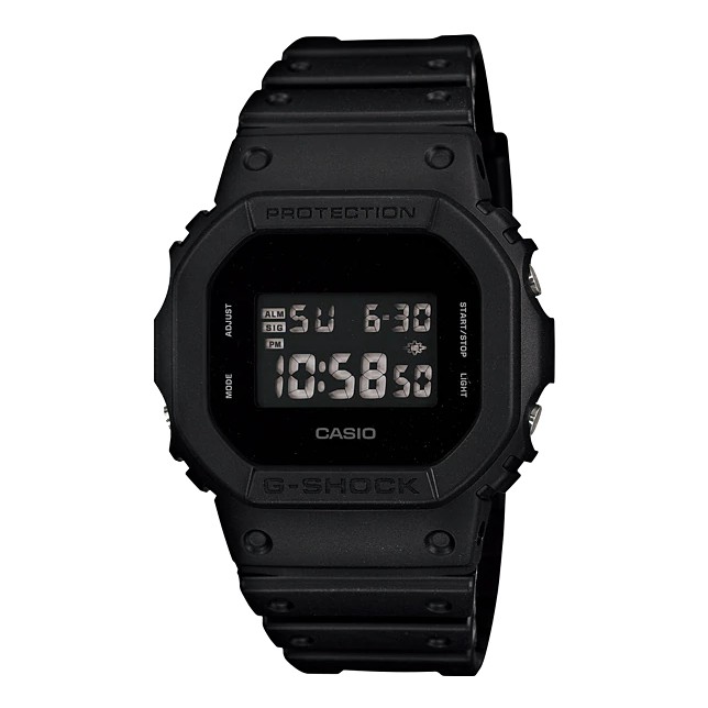 Đồng Hồ Casio Nam Dây Nhựa GSHOCK DW-5600BB-1DR Chính Hãng