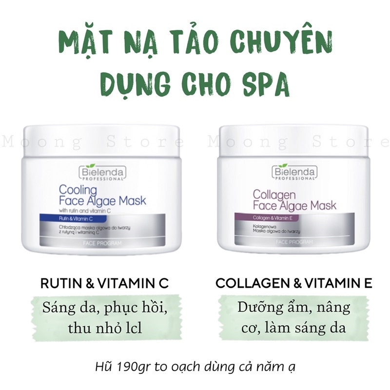 Mặt nạ tảo nâu Bielenda chuyên dùng cho spa