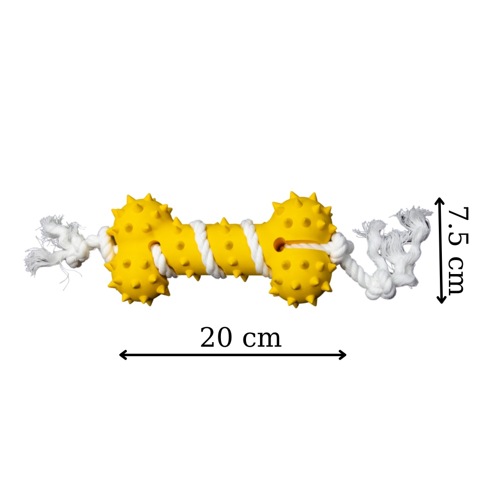 Đồ chơi cho chó hình xương có gai size lớn TPets giúp làm sạch răng cún - TP019