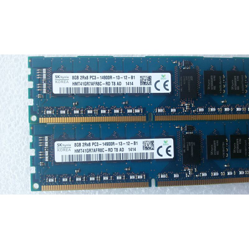 Ram ddr3 ecc Reg 8g buss 1600/1866