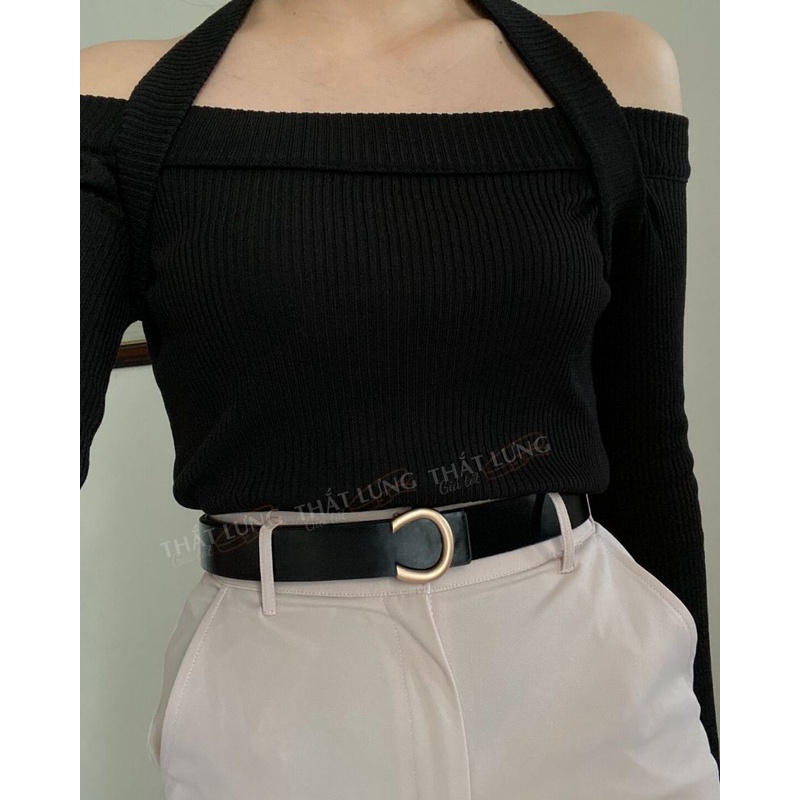 Thắt lưng nữ Ulzzang mặt chữ C phối váy, vest có nhiều màu dây bản 2.8cm  TL090 - Thắt Lưng Giá Tốt