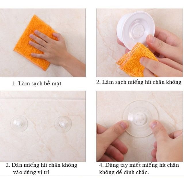 BỘ KỆ CỐC + MÓC TREO BÀN CHẢI + NHẢ KEM ĐÁNH RĂNG