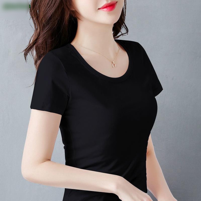 Áo Thun Nữ BODY Tay Ngắn Cổ Tim MunMunStore Chất Thun Lạnh Thoáng Mát - Co Giãn - Thấm Hút Mồ Hôi 2