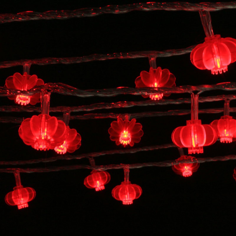 Đèn led trang trí lễ hội, đèn lồng trang trí tết cổ truyền ấm áp
