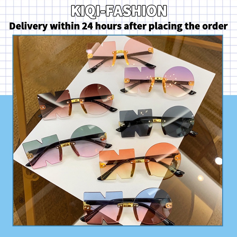 (KIQI-FASHION) COD Hàng Mới Về Kính Mát Thể Thao Không Gọng Chống Tia Uv400 Thời Trang Dành Cho Nam Và Nữ