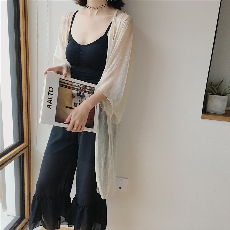 Áo khoác voan mỏng dài tay CDG2 | BigBuy360 - bigbuy360.vn