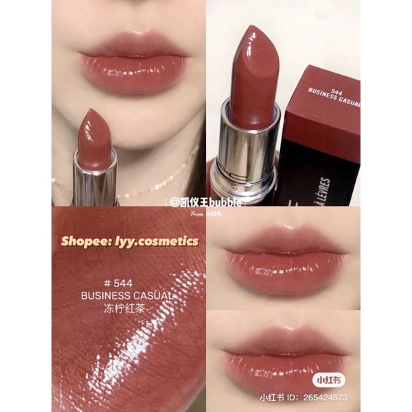 SON MAC LUSTREGLASS LIPSTICK MÀU 543,544