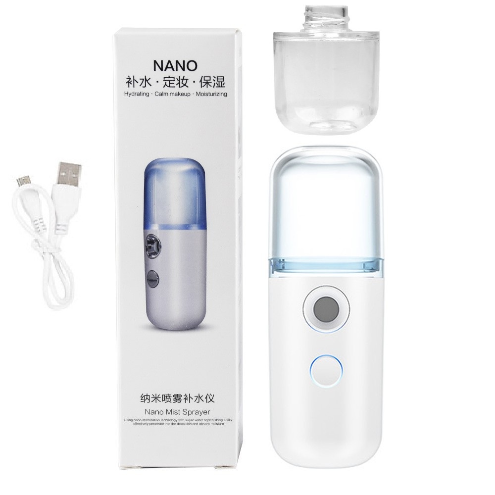 Máy Phun Sương Cầm Tay, Máy xông, May Xịt Khoáng MINI NANO,