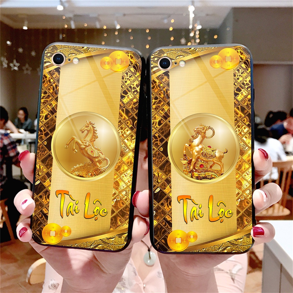 Ốp lưng KÍNH iphone 5 /5S/ 6 /6S/  6 PLUS  in hình 3D 12 CON GIÁP -TÀI LỘC-PHÚ QUÝ -SIÊU ĐẸP