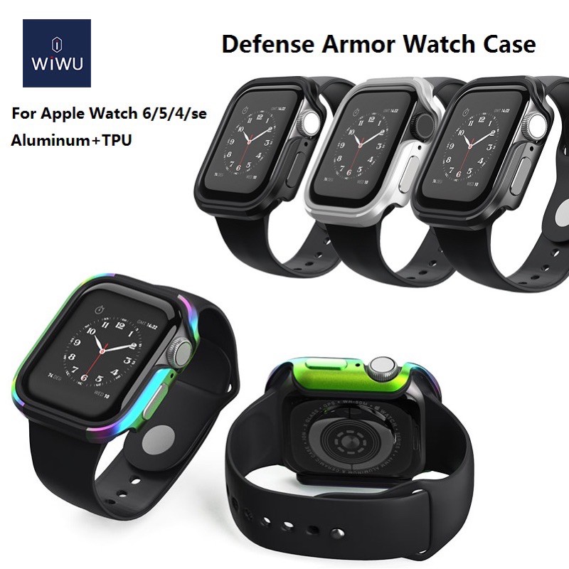 Defense Armor Apple Watch Series 6 / SE / Series 5 / Series 4 ốp chống sốc viền thép cao cấp