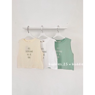 Áo croptop sát nách Hey, everything will be okay