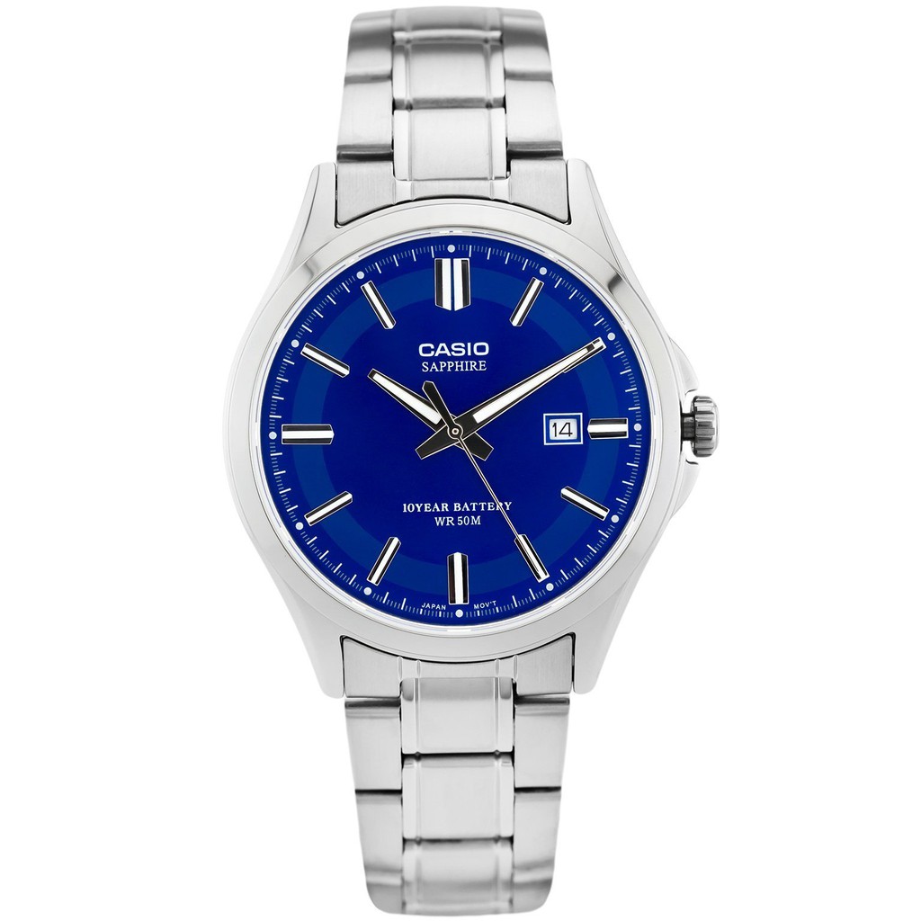Đồng hồ nam dây kim loại Casio Standard chính hãng Anh Khuê MTS-100D-2AVDF (41mm)