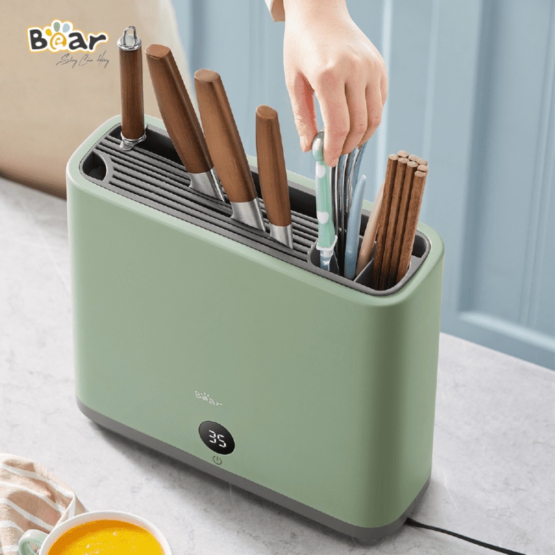 Máy Khử Khuẩn Dao Thớt Bear XDQ B01Q1 Giúp Khử Khuẩn Khử Độc Bằng Tia UV Thiết Kế Nhỏ gọn Tiện Lợi Tiết Kiện Điện Năng