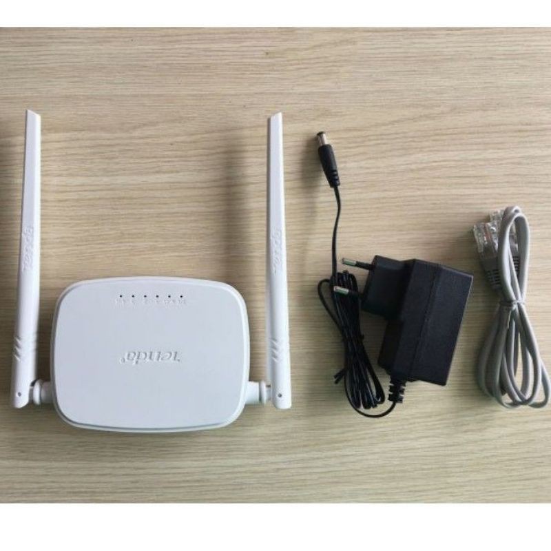 Bộ phát Wifi Tenda N301-300Mbps, Ngôn ngữ tiếng Anh, Kèm củ nguồn. Kích sóng wifi