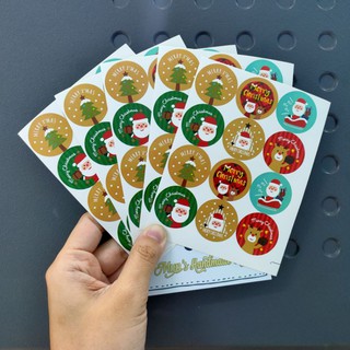 Set 72 sticker Giáng Sinh 🎄❄⛄🎅 size 2.6cm