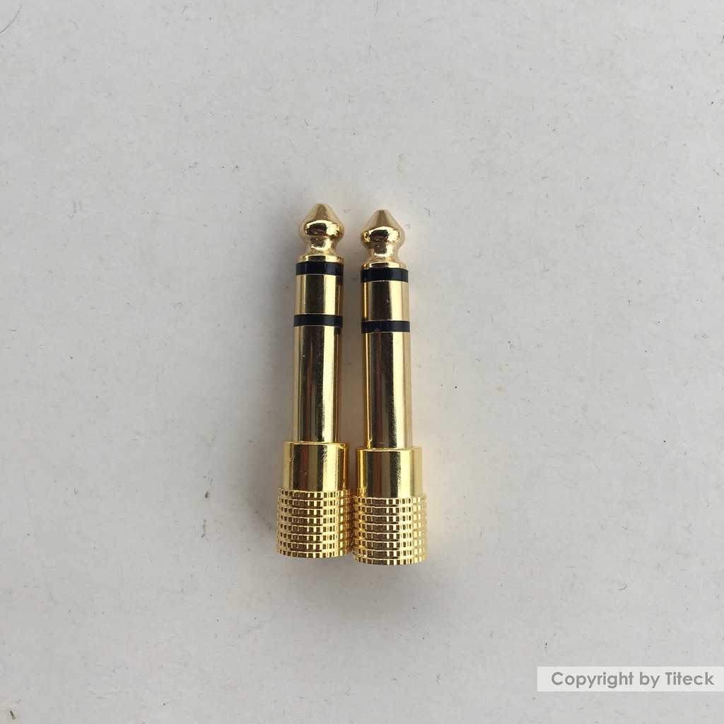 Jack audio chuyển đổi âm thanh từ 3.5 sang 6.5mm