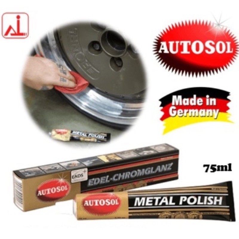 Kem Đánh Bóng Kim Loại Autosl Metal Polish 75ml - đánh bóng kim loại, sơn inox, nhôm,đồng