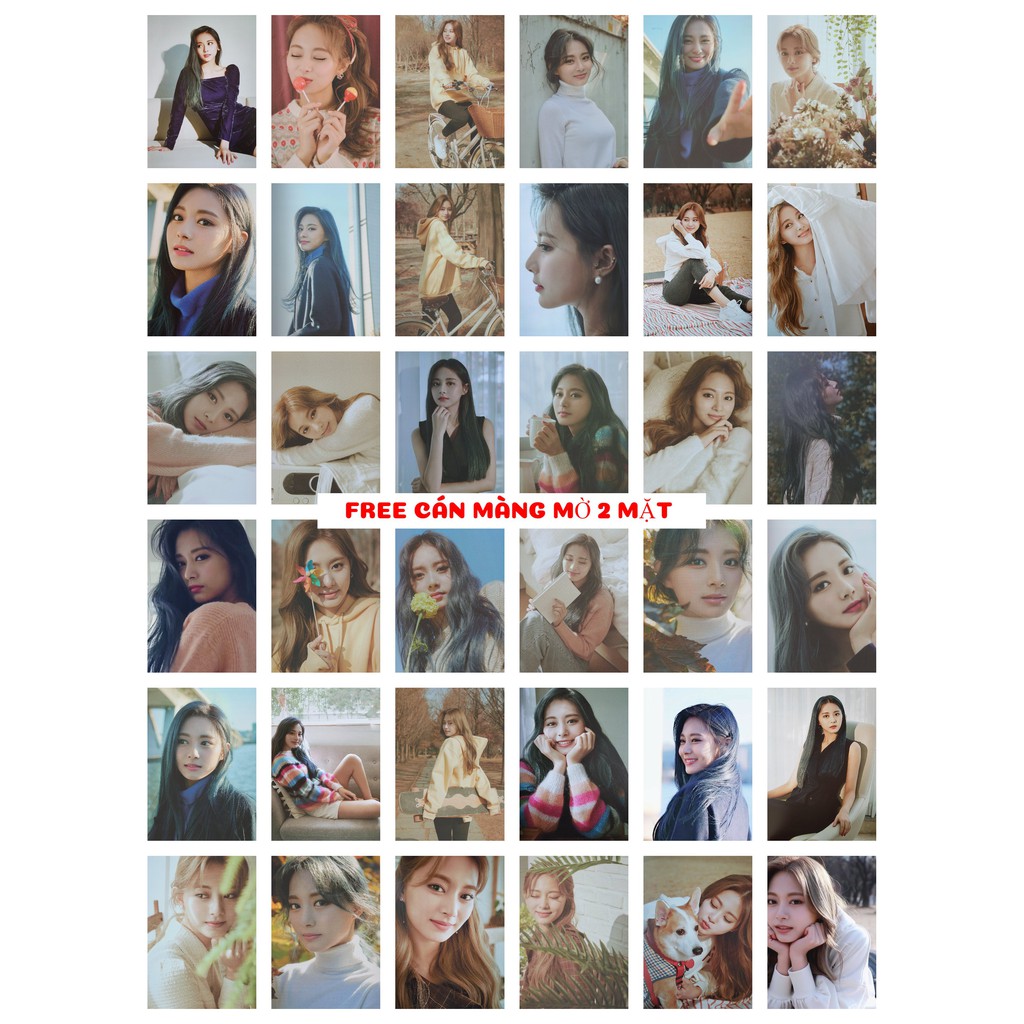 Lomo card 36 ảnh Twice - Yes I am Tzuyu