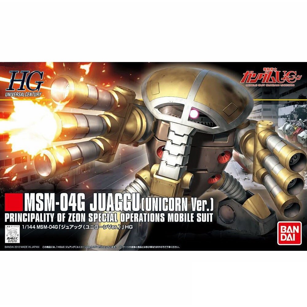 Mô Hình Gundam HG Juaggu Unicorn Ver Bandai 1/144 HGUC UC Đồ Chơi Lắp Ráp Anime Nhật