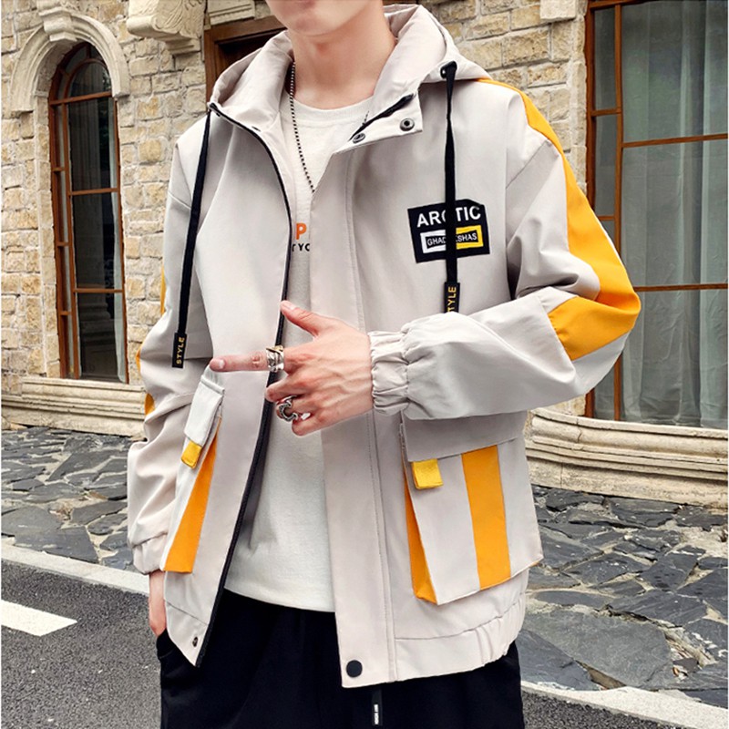 Áo Khoác Nhẹ Nam Thu Đông ARCTIC Phối Túi Kẻ Sọc Hot Trend 2020 Thời Trang MENFASHION1989 AO KHOAC NAM 127C | BigBuy360 - bigbuy360.vn