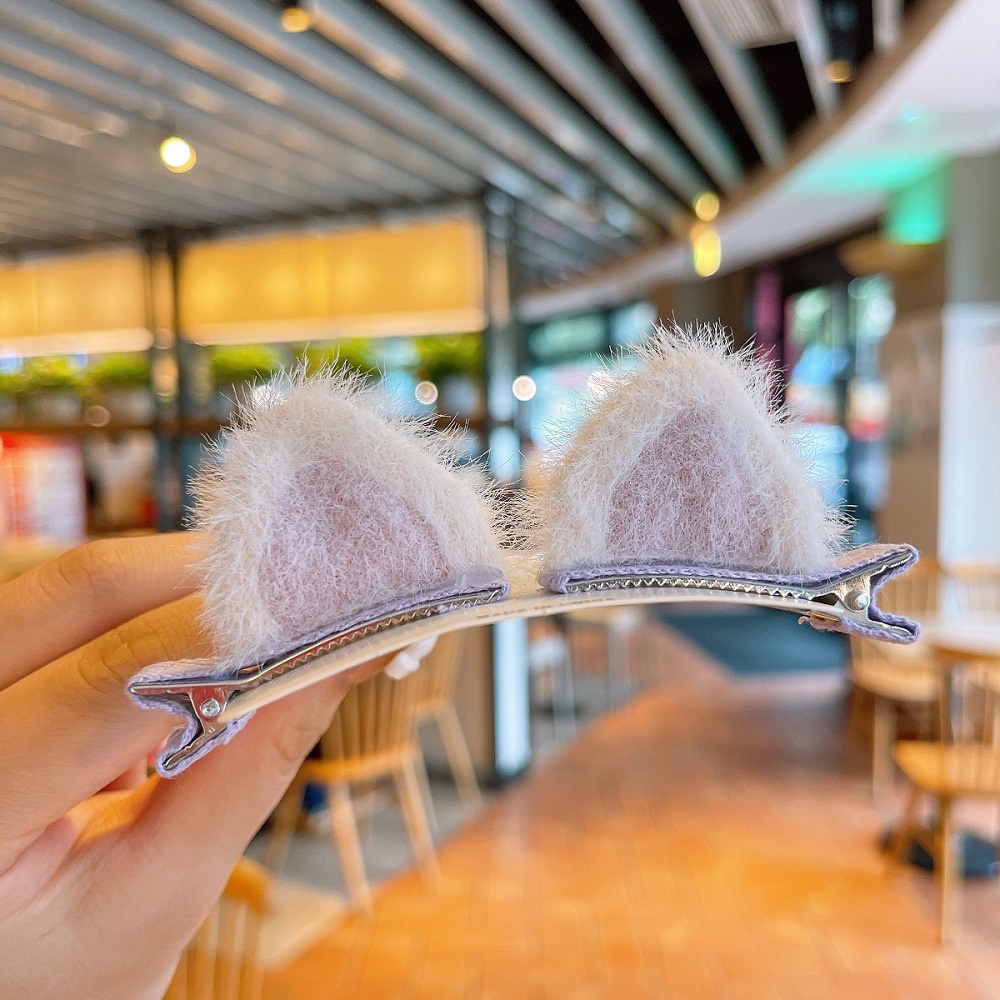 Kẹp tóc thiết kế tai mèo dễ thương dành cho bé gái