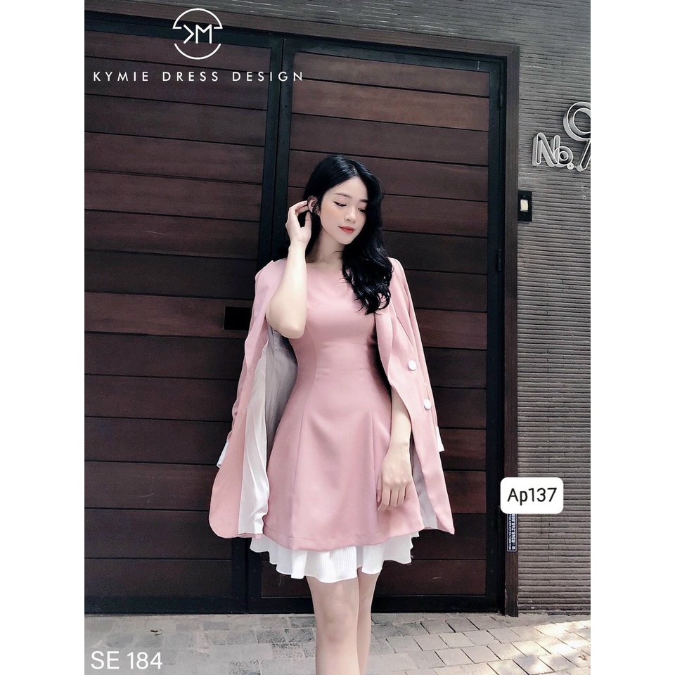 Set 2 món váy vest sang trọng, Set đầm vest công sở hàn quốc, áo vest kèm đầm tay ngắn ôm eo cá tính