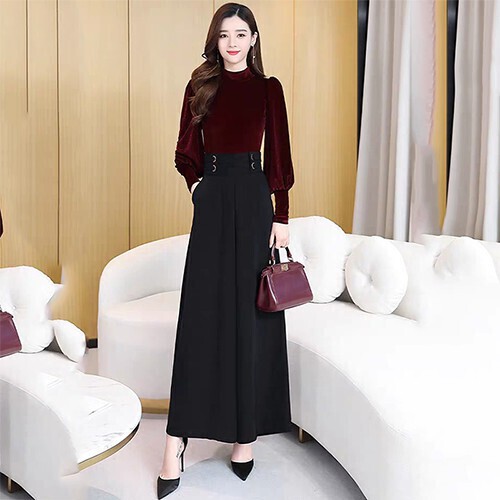 Quần ống rộng nữ đẹp sang trọng phong cách cho nữ cực đẹp | BigBuy360 - bigbuy360.vn