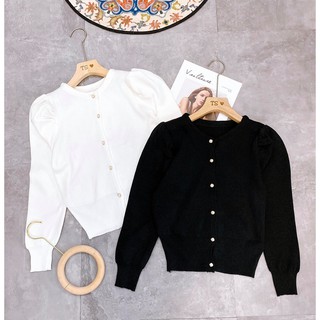 Áo len nữ tay bồng freesize