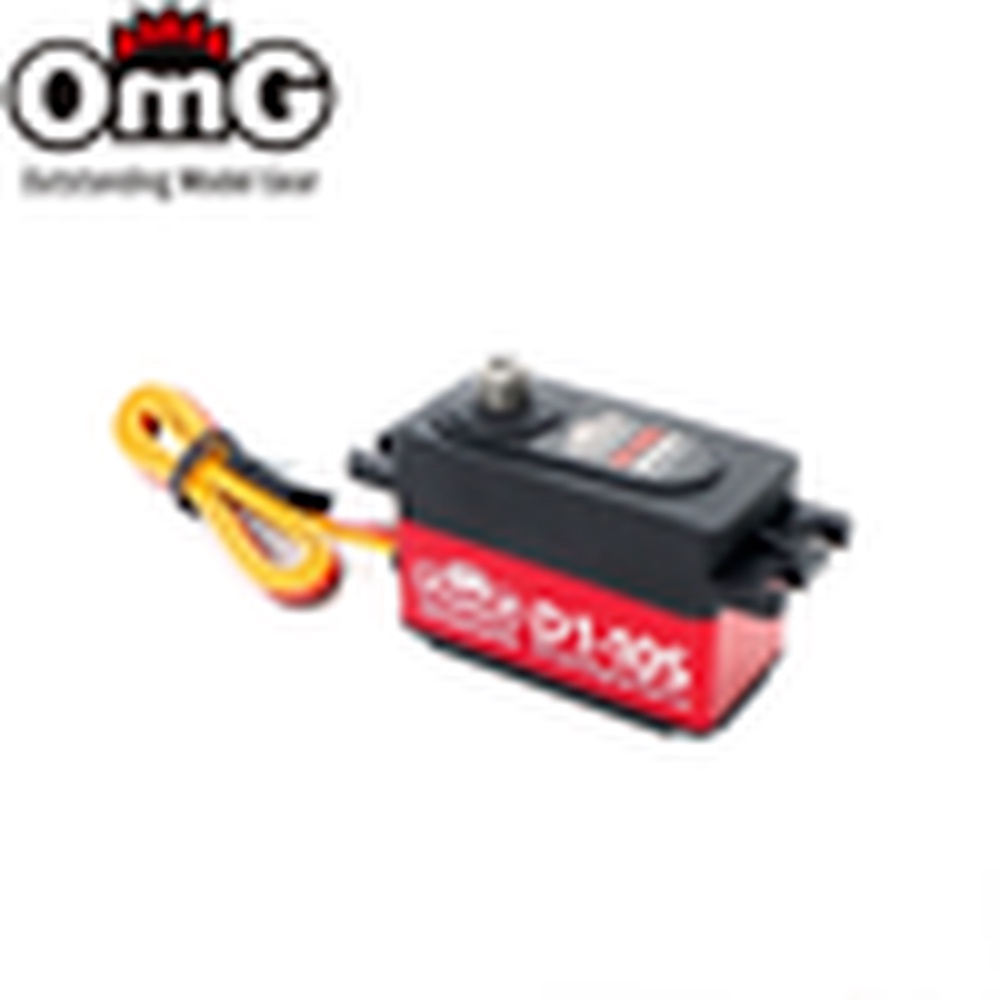 Omg D1-10S 10kg Thiết bị lái chải kỹ thuật số thân ngắn 1:10 Racing Drift Car Digital Servo cho Phụ kiện xe đua Rc