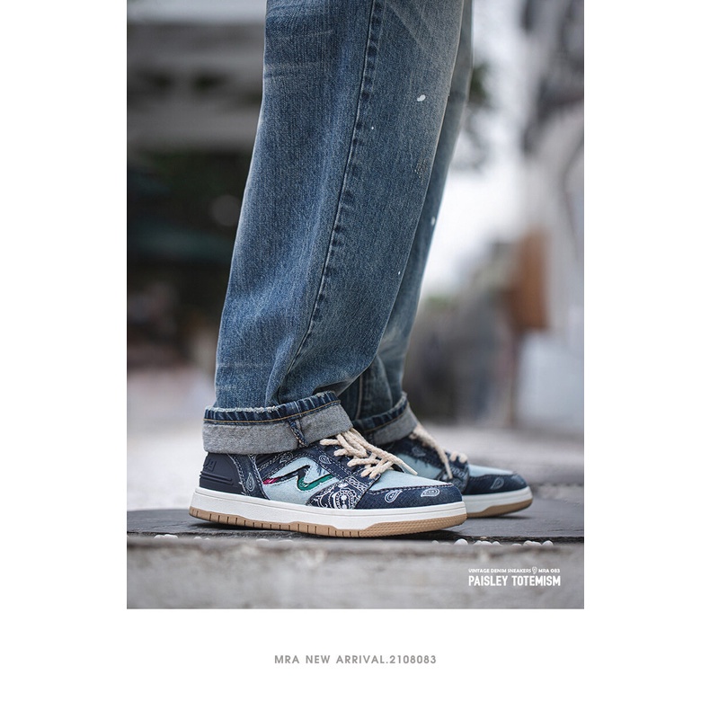 Giày thời trang Maden đế dày kiểu retro cá tính cho nam