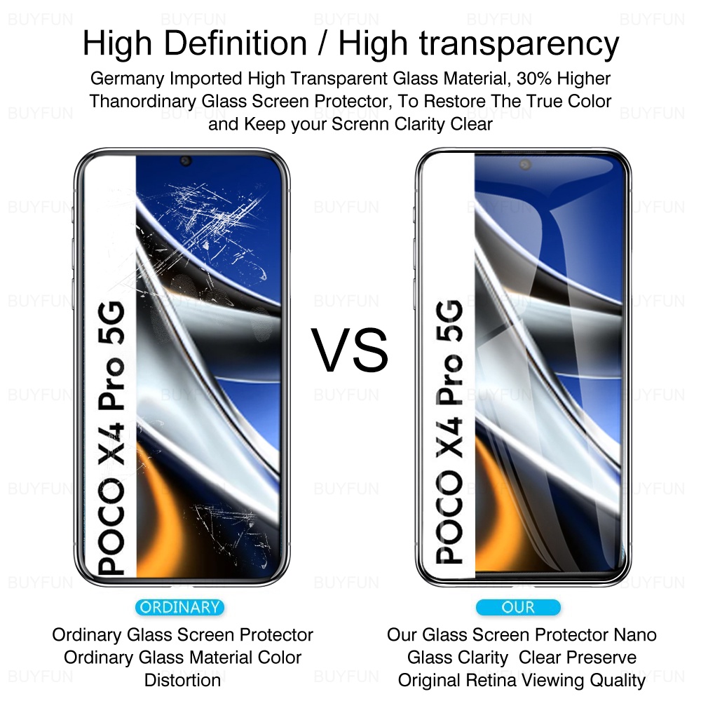 Kính Cường Lực 100D 1 Cái Cho Xiaomi Poco X4 Pro